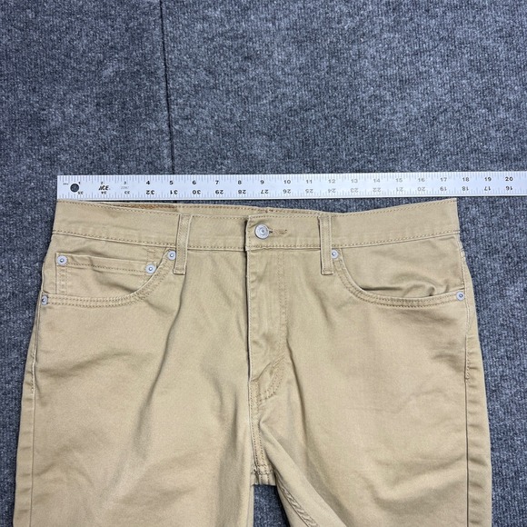 Levi's 511 Slim Fit Pants Men's 34x30 All Seasons Tech Twill Chinos Tan Khaki - Picture 8 of 13